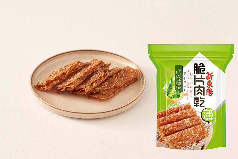 新東陽芥末風味脆片肉乾 - 新東陽HSIN TUNG YANG