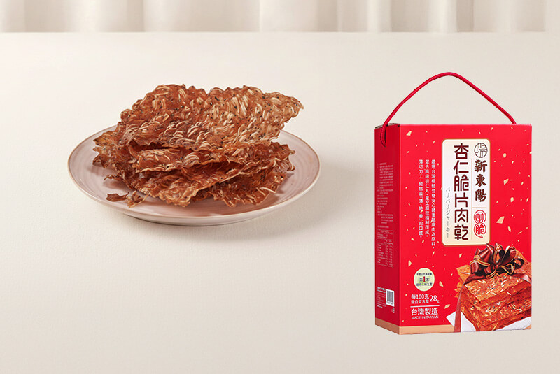 新東陽杏仁芝麻脆片肉乾禮盒 - 新東陽HSIN TUNG YANG