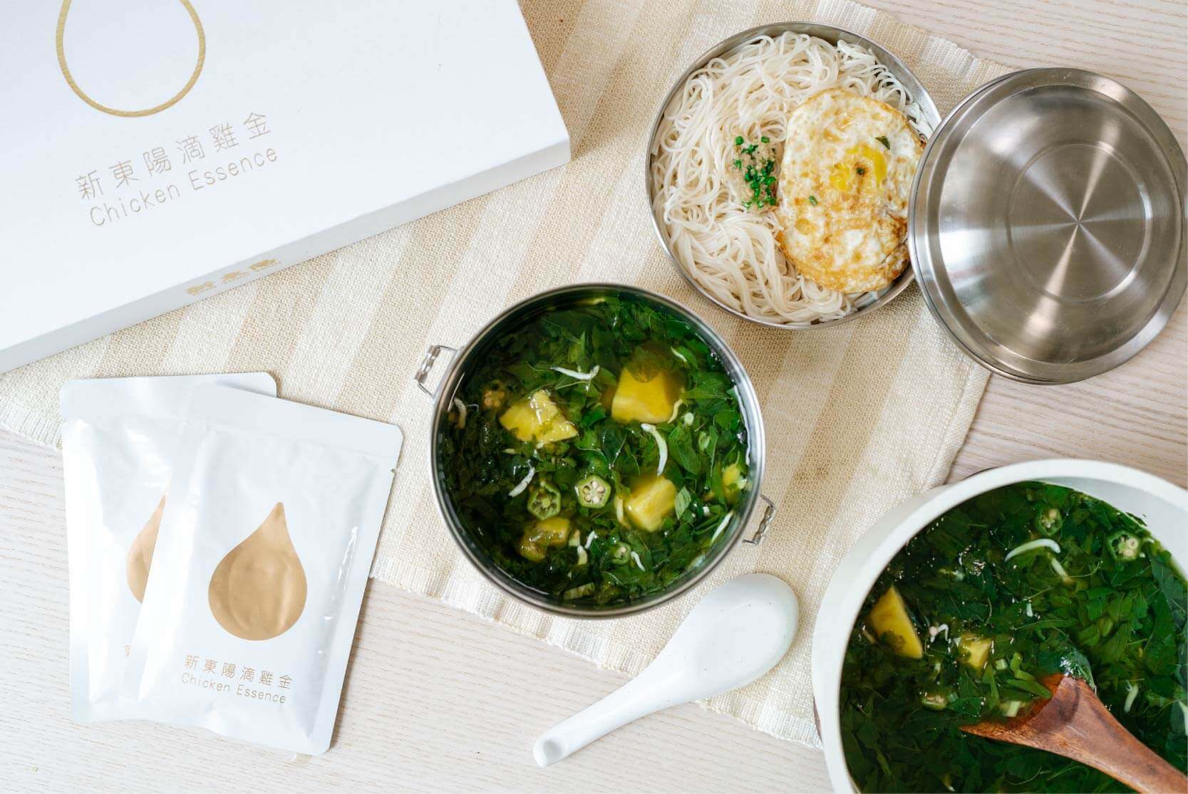 新東陽台中麻薏雞精湯