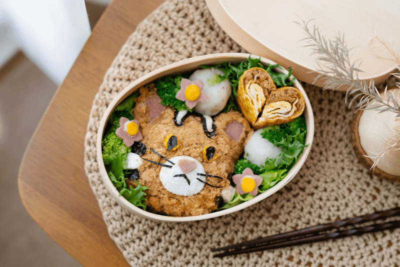 石虎肉鬆飯糰