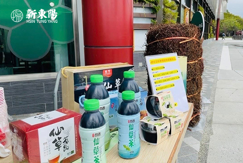 新東陽關西服務區仙草茶是夏日消暑好幫手