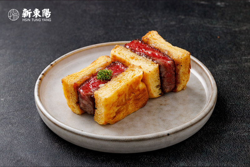 堅果和牛三明治就在新東陽X牛B燒肉
