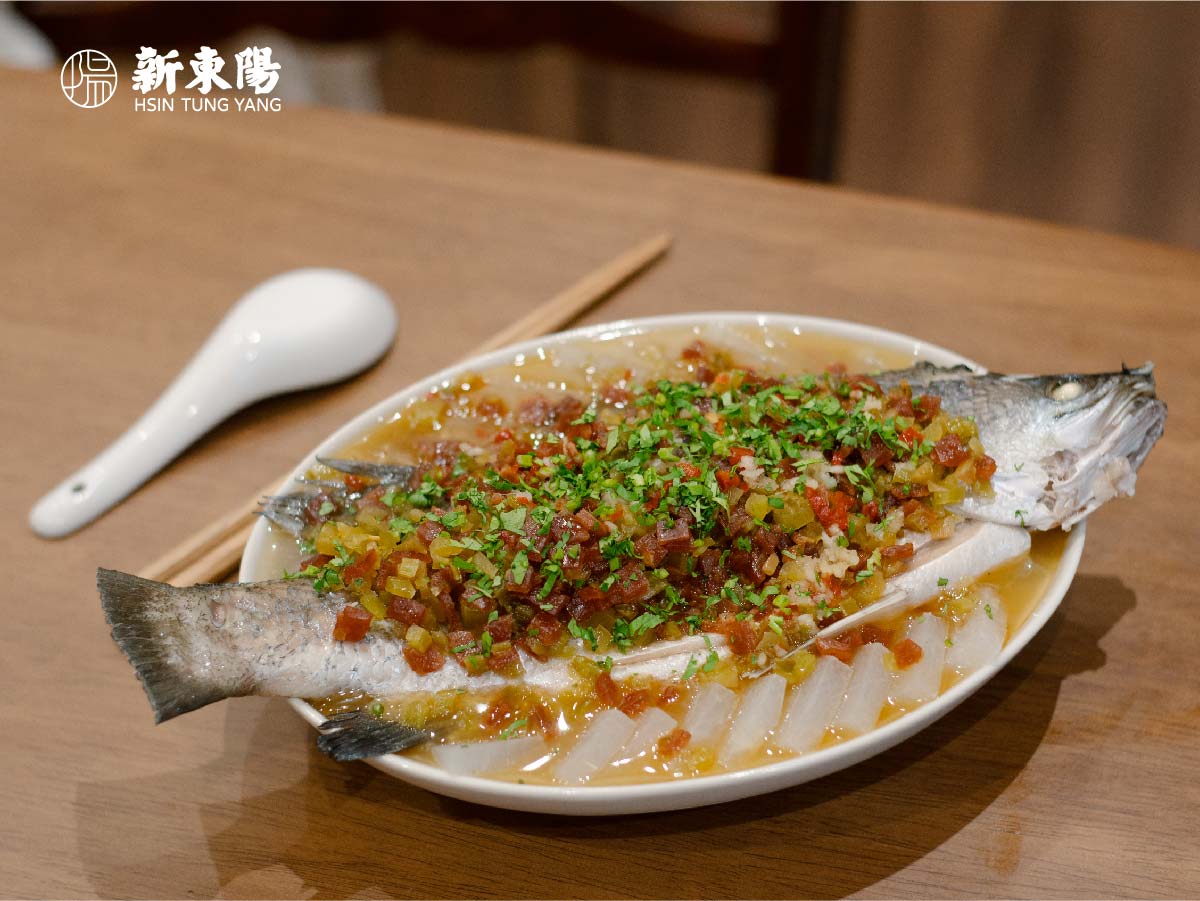 新東陽食譜-泰式檸檬豬肉乾蒸魚