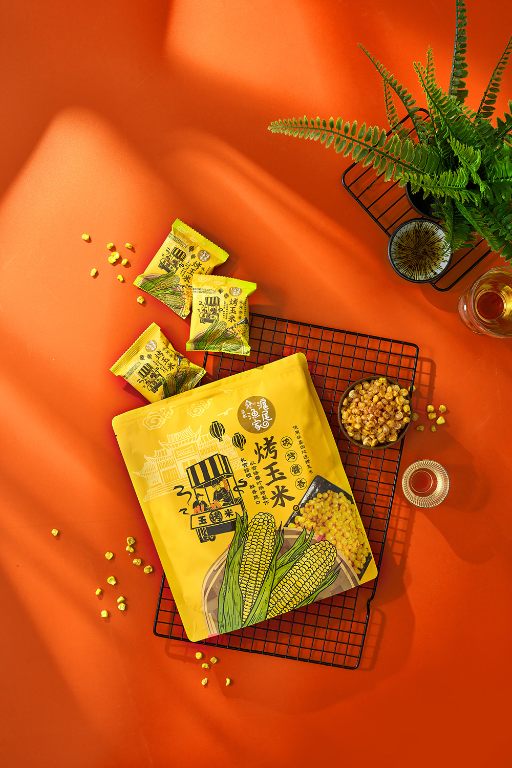 快來新東陽門市購買滬尾漁家烤玉米