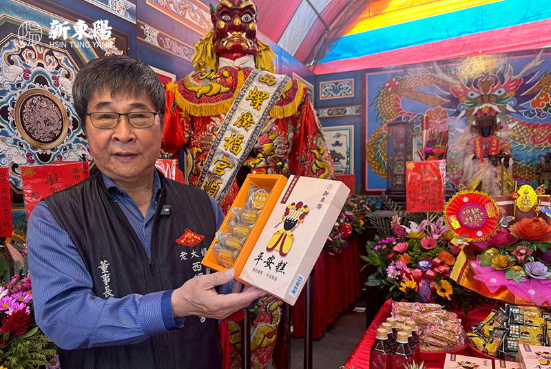 前往西螺服務區參拜國道媽祖,推薦準備西螺服務區限定的平安糕