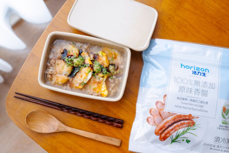 運用新東陽活力生原味香腸製作台南肉粿