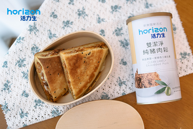 用活力生雙潔淨豬肉鬆製作麥仔煎，在家就能享受到夜市美食