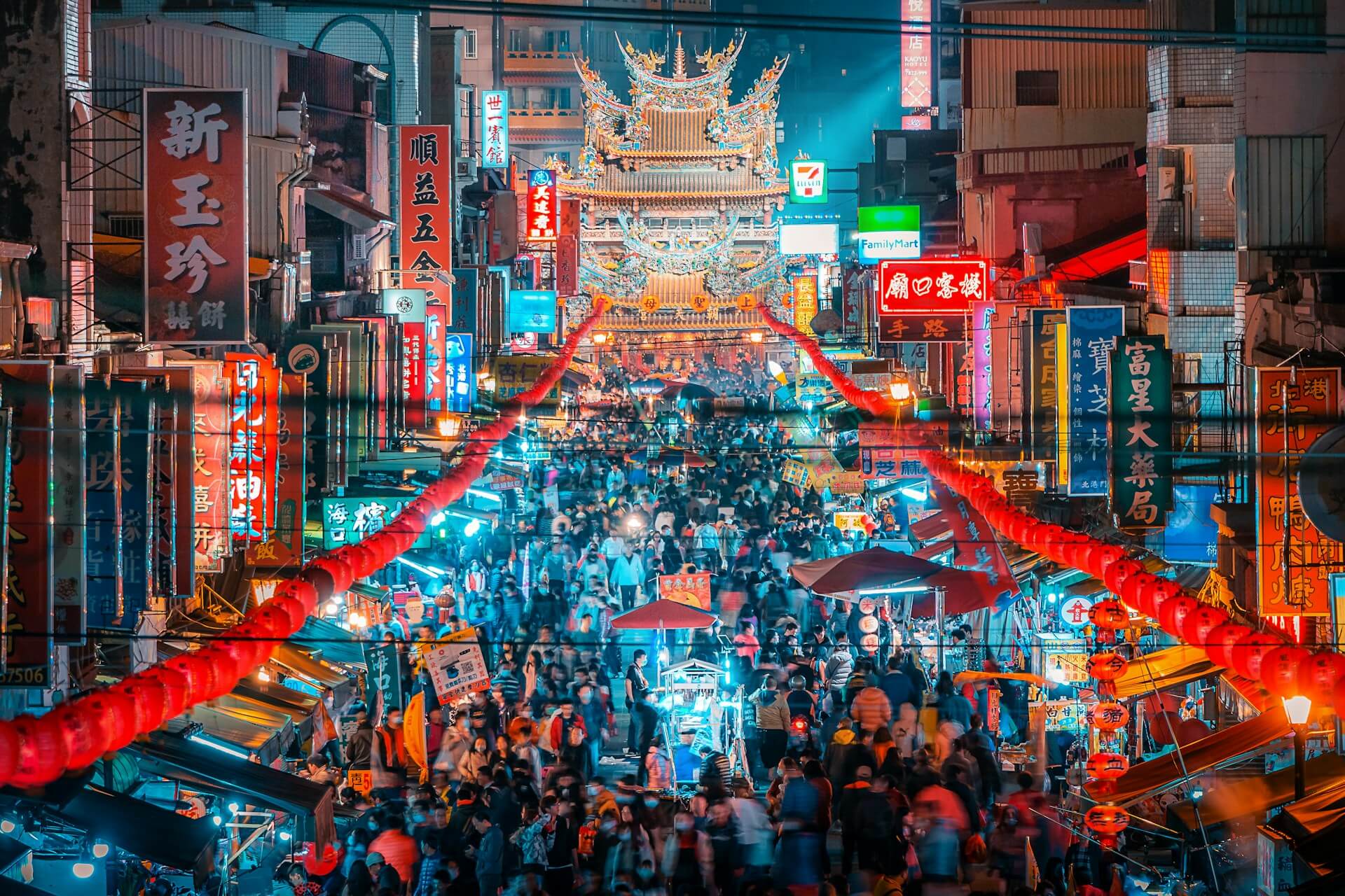 虎尾街仔普夜間活動